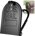 6.25"W 8"H Retrofit Snap-in Mailbox Door Replacement Black. Fixed Price $52.43.