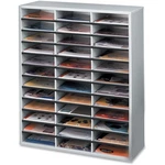 Fellowes - 25061 Literature Organizer 36 Compartment Sorter, Dove. Fixed Price $193.05.