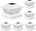 Ensli Solar Post Cap Lights Outdoor 6 Pack, 2 Mode Bright Fence Li.... Fixed Price $51.84.