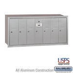 Salsbury Vertical Mailbox - 7 Doors Aluminum Recessed Mounted Usps Access. Fixed Price $998.46.