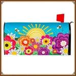 Evergreen Mailbox Cover * Hello Sunshine Strong Magnets - Brand New. Fixed Price $24.98.