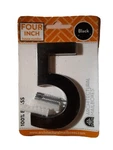 Architectural Mailboxes 4 Inch Solid Brass 5 Floating House Number Black. Fixed Price $7.99.