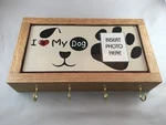 Love My Dog Photo Holder Gun Jewelry Locking Concealment Box Wall Furniture. Fixed Price $59.00.