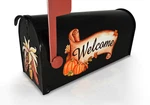 Mailbox (partial Cover) Fall Scroll Welcome Magnetic Sign Pumpkins Gourds. Fixed Price $13.95.