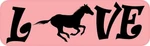 10X3 Love Horse Vinyl Magnetic Animal Car Truck Bumper Trailer Magnets. Fixed Price $10.99.