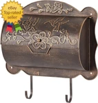 Wall Mount With Newspaper Holder Metal Mailboxes For Outside. Fixed Price $60.99.