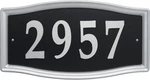 11199 Easy Street Address Plaque-silver, 15.5X8X0.5. Fixed Price $43.41.