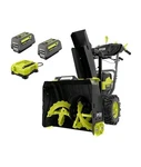 Ryobi 40V Two Stage Cordless Snow Blower 22IN W/battery & Charger. Fixed Price $800.00.