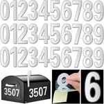 Reflective Mailbox Numbers For Outside - 30 Pcs Waterproof White. Fixed Price $10.25.