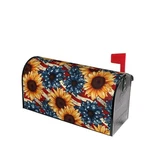 Mount Hour Sunflowers Us Flag Mailbox Covers, 25.5X21 In,. Fixed Price $16.17.