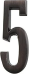 Hillman Distinctions 4-IN. Adhesive Bronze House Number 5. Fixed Price $12.00.