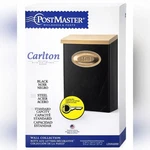 Postmaster Carlton Locking Wall Mount Mailbox Black Steel Outdoor. Fixed Price $29.00.