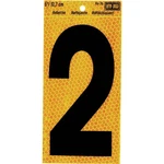Hy-ko In. Yellow Reflective Number RV-75/2 084100007527 Vinyl. Fixed Price $9.45.