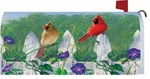 Cardinal Morning Glory Fence Magnetic Mailbox Cover. Fixed Price $19.00.