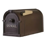 Decorative Mailbox Post-mount Hampton Bronze Polypropylene Gold Lettering Flag. Fixed Price $25.28.