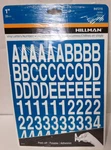 The Hillman Group 847215 1-INCH Die-cut Letters/numbers Kit, White. Fixed Price $7.95.