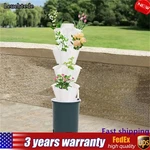 Stand Stacking Strawberry Planting Pots Vertical Planter Flower Garden Tower. Fixed Price $70.67.