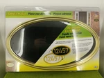 New Sealed Hy-ko Oval Address Plaque Weather Resistant Satin Brass Plated. Fixed Price $13.99.