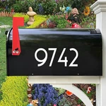 Diggoo White Mailbox Numbers Sticker Decal Die Cut Uzbek Style 2 Inch,. Fixed Price $12.49.