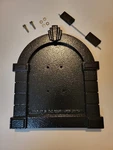 Gaines Keystone Black Mailbox Solid Cast Aluminum Door With Hardware. Fixed Price $139.26.