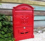 Cast Aluminum 06 Galvanized Sheet Villa Mailbox Courtyard Letter Outdoor. Fixed Price $107.99.