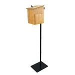 Black Metal Donation Box Floor Stand Lobby Foyer Tithes & Offering Suggestion. Fixed Price $84.14.