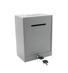 Classic Metal Box,donation Box,secure Collection Box,ballot Box,ticket Box,ea.... Fixed Price $30.25.