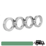 4X Stainless Steel Outdoor Rotatable Folding Buckle Ring For Hiking Defense. Fixed Price $8.99.