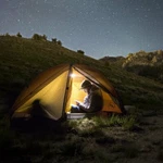Solar Led Tent/caravan Big Bright Also 3 X Camp Lights - Free Post. Fixed Price $85.24.