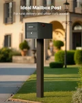 Vevor Post, 43 Inches, Steel In-ground Mounting Stand W. Fixed Price $66.90.
