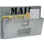 Excello Global Products Metal Mail Organizer: Vintage Distressed Silver. Fixed Price $40.99.