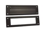 Qcaa Solid Brass Mail Slot 10"X3" Oil Rubbed Bronze Interior Frame Taiwan Made. Fixed Price $30.38.