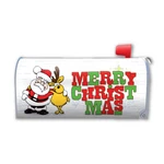 Merry Christmas Santa And Reindeer Mailbox Cover Magnet. Fixed Price $18.49.
