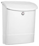 Parkside Galvanized Steel, Locking, Wall Mount Mailbox, 2576W-10, White, Medium. Fixed Price $46.11.