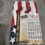 Mailwraps Magnetic Mailbox Cover American Flag And Numbers New In Package. Fixed Price $13.99.