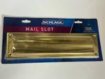 Schlage SC620B3 11X2 Mail Slot Bright Brass Finish 044074678642. Fixed Price $34.95.