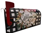 Magnolia Check Mailbox Makeover Cover Standard Size. Fixed Price $16.00.