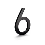 Montague Metal Products MHN-08-6-F-BK1 Floating House Number, 8" X 5.81" 0..... Fixed Price $15.98.