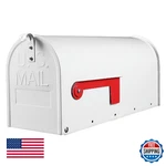Blissboard Metal Mailboxes Post Mount, Galvanized Steel Outside Box, Standa. Fixed Price $91.36.