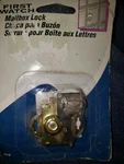 First Watch Mailbox Lock, Model # 1319, W/ 2 Keys. Fixed Price $9.80.