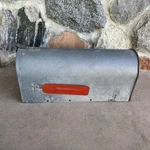 Vintage Fulton Us Galvanized Metal Rural 19" 7" Nice. Fixed Price $99.00.