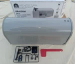Grayson Medium Steel Post Mount Architectural Mailbox Gibraltar. Fixed Price $18.85.