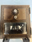 Vintage Brass Post Office Box Door. 5-1/2 6-1/4 Glass Window. Working Knobs. Fixed Price $44.94.
