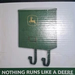 John Green Metal Wall Mount Mailbox "nothing Runs Like Deere". Fixed Price $60.99.