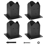 Creative Design 4X4 Post Base, Square Bracket For Fence Mailbox Dec.... Fixed Price $47.69.