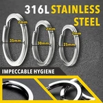 Key Rings Stainless Steel Assortment Heavy Duty Split Loops Small. Fixed Price $8.99.