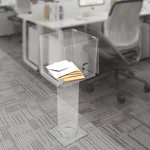 Acrylic Suggestion Box, Donation Clear For & Ballot. Fixed Price $100.85.