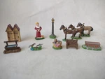 Lot Of 11 Liberty Falls Miniature Pewter Assorted Figurines Horses Troughs More. Fixed Price $14.00.