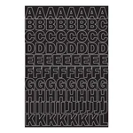 Hy-ko 1" Vinyl Black Numbers & Letters (10 Pcs.). Fixed Price $50.06.