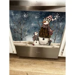 Collections Decorative Snowman Scene Dishwasher Magnet Cover Winter Holiday. Fixed Price $13.70.